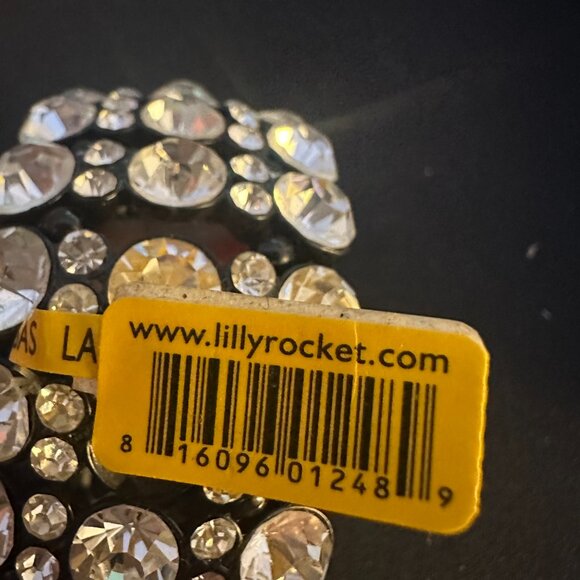 NWT Lilly Rocket Stretch Bracelet Rhinestones - Picture 2 of 3